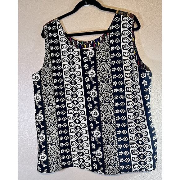 NWT Jordan Woman Plus 2X Four-way Tank Top Multi-Print - Picture 1 of 8